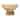 Round Mango Wood Footed Bowl