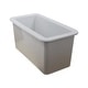 preview thumbnail 12 of 12, Petite Fireclay Island-Prep or Bar Sink - 9.25 x 18.25 x8.75 inches