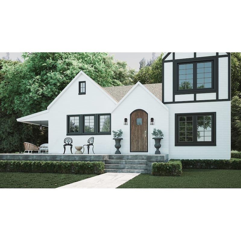 Dunham 1-Light Outdoor Lantern in Earth Black