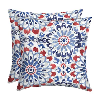 Arden Selections Clark Modern Outdoor Square Pillow (Set of 2) - 16" W x 16" D
