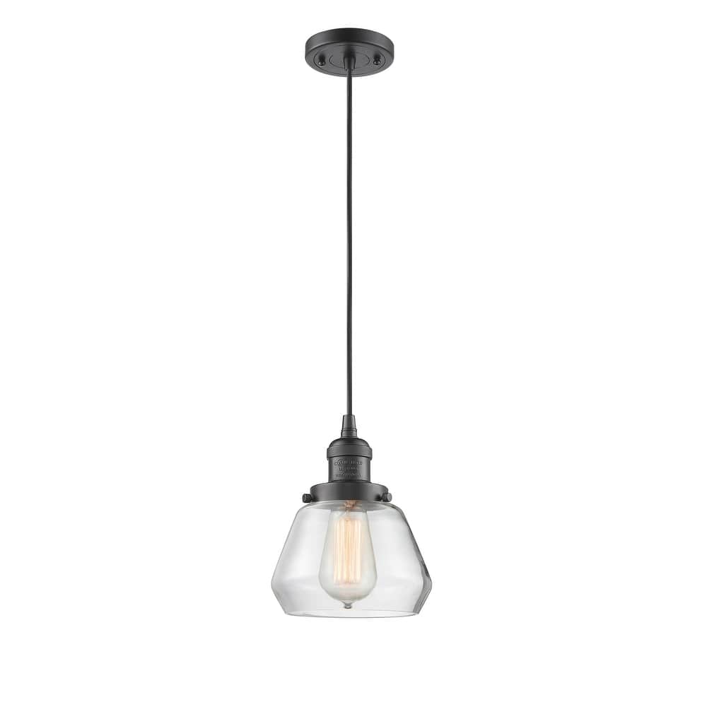 Innovations Lighting Fulton - 1 Light 7" Cord Hung Mini Pendant