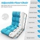 preview thumbnail 45 of 67, Costway Adjustable 14-Position Floor Chair Folding Lazy Gaming Sofa
