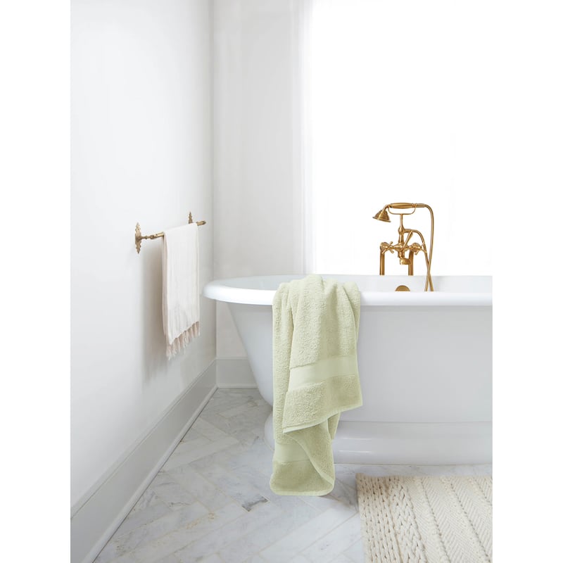 Delara Organic Cotton Luxuriously Plush Bath Sheet | GOTS & OEKO-TEX Certified | 650 GSM Long Staple