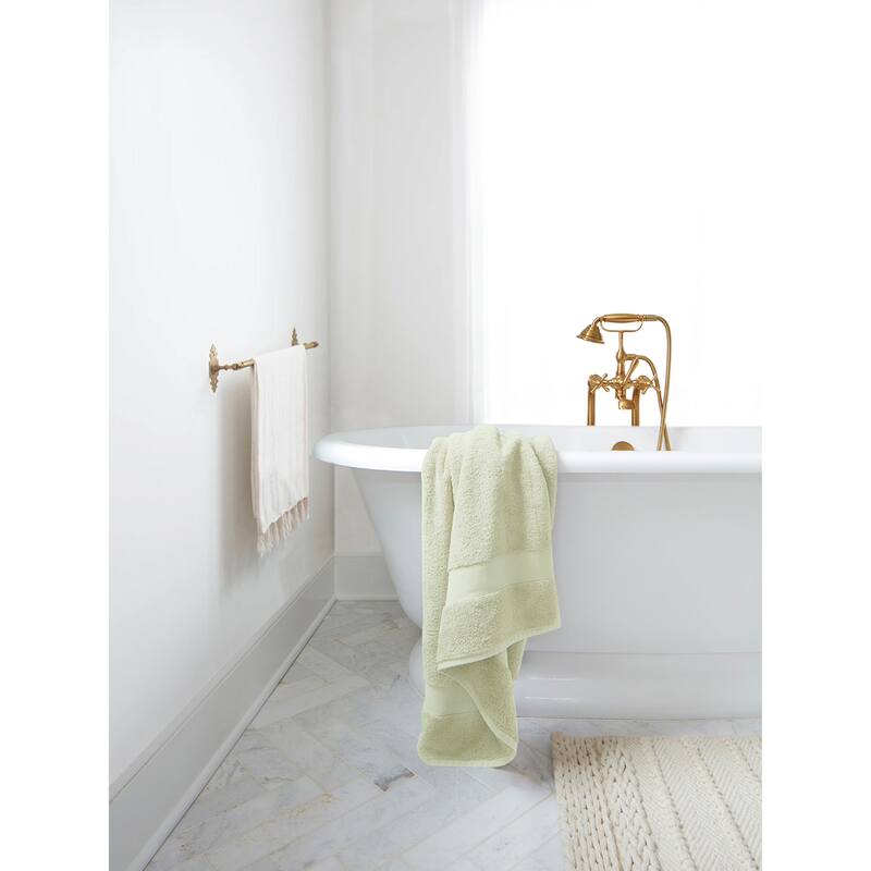 Delara Organic Cotton Luxuriously Plush Bath Sheet Pack of 4 |GOTS & OEKO-TEX Certified |650 GSM Long Staple | Quick Dry & Soft