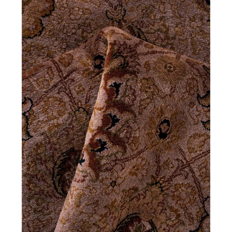 Overdyed One-of-a-Kind Hand-Knotted Area Rug - Beige - 7' 1" x 7' 1"