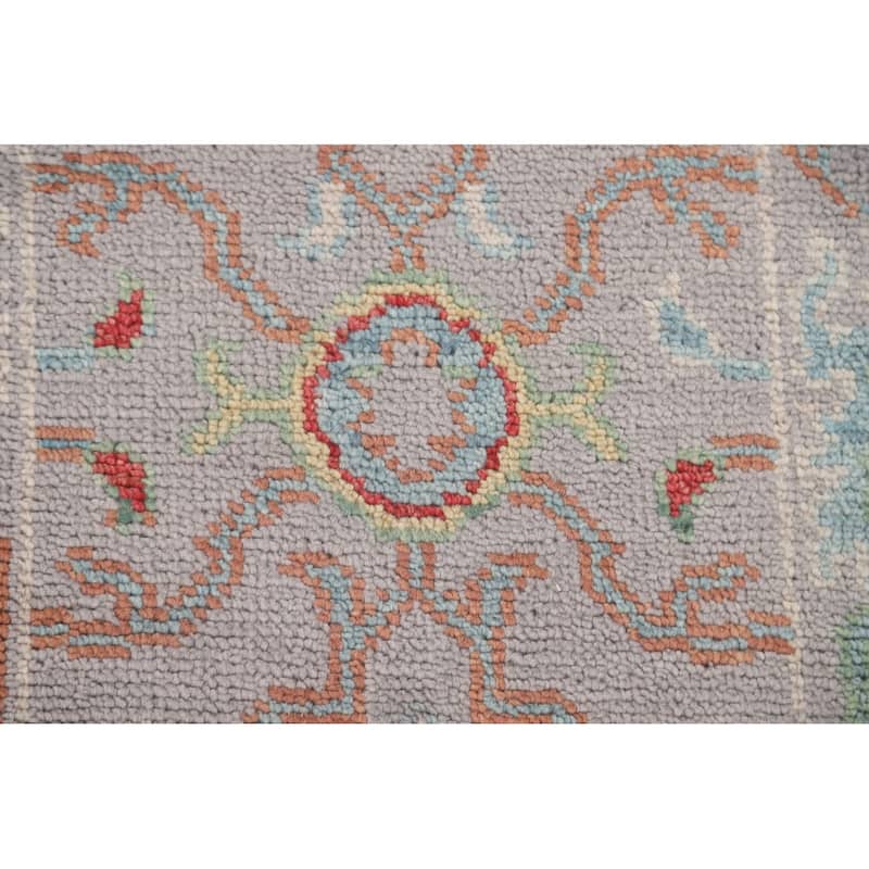 Oushak Oriental Accent Rug Hand-Knotted Wool Carpet - 2'10" x 5'11"