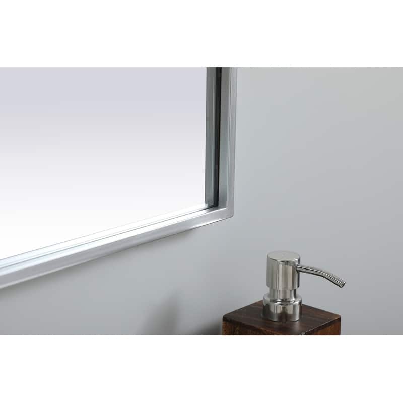 Indigo Home Metal Frame Arch Mirror 27x30 Inch