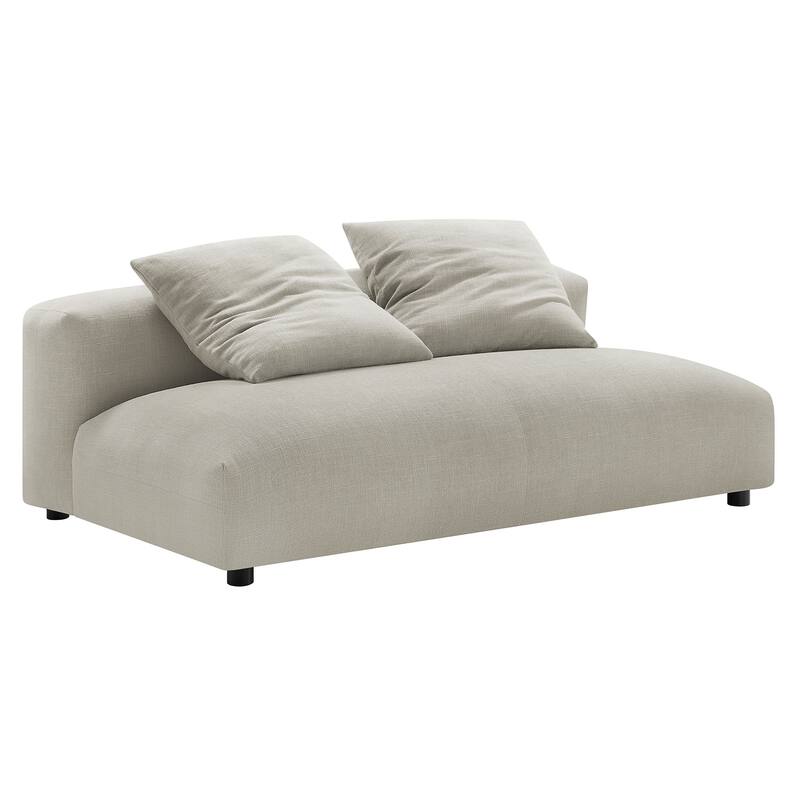 Solace 4-Piece Modular Upholstered Fabric Sectional Sofa