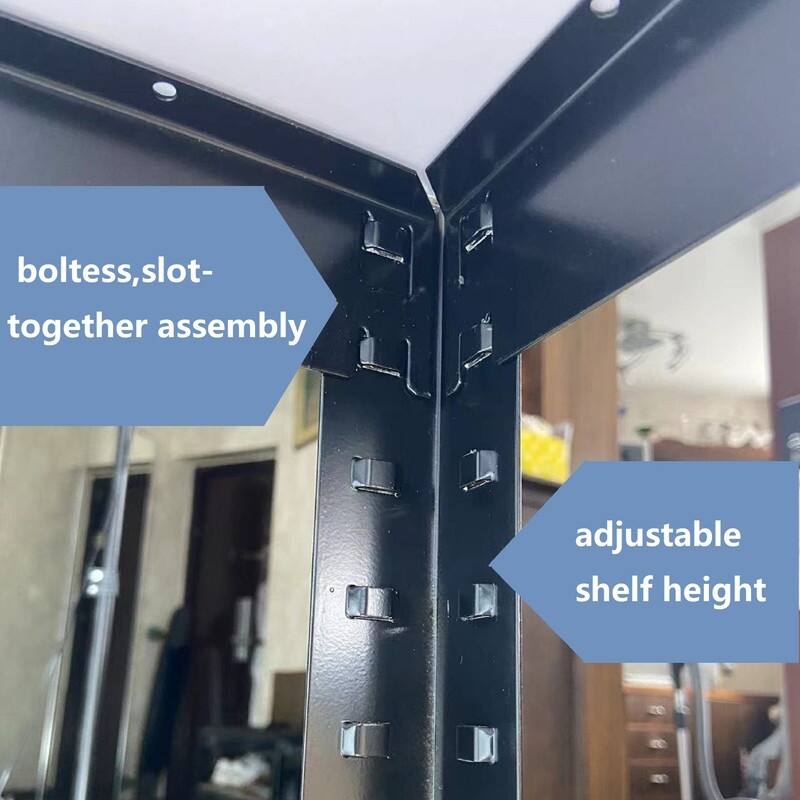 4 Tier Adjustable Garage Storage Shelving Unit Metal Utility Rack