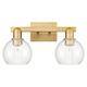 Option Brushed Brass / Clear
