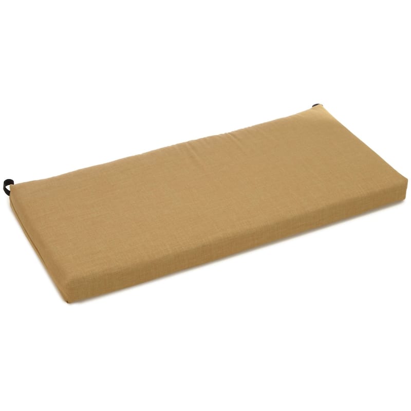 Indoor/Outdoor Bench Cushion (40-, 42-, or 45-inches wide) - 42" wide - Wheat