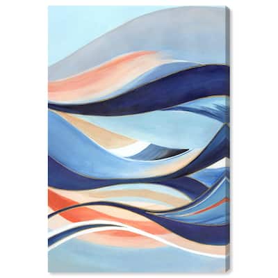 Glowing Blue I Canvas by Art Remedy, Gallery Wrapped