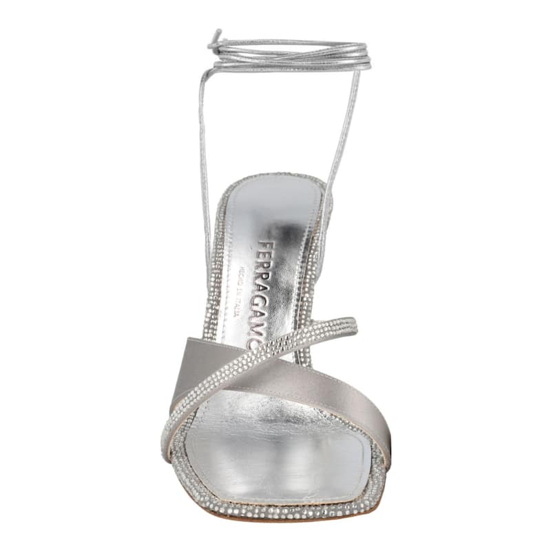 Ferragamo Allegra X5 Crystal Embellished Heels