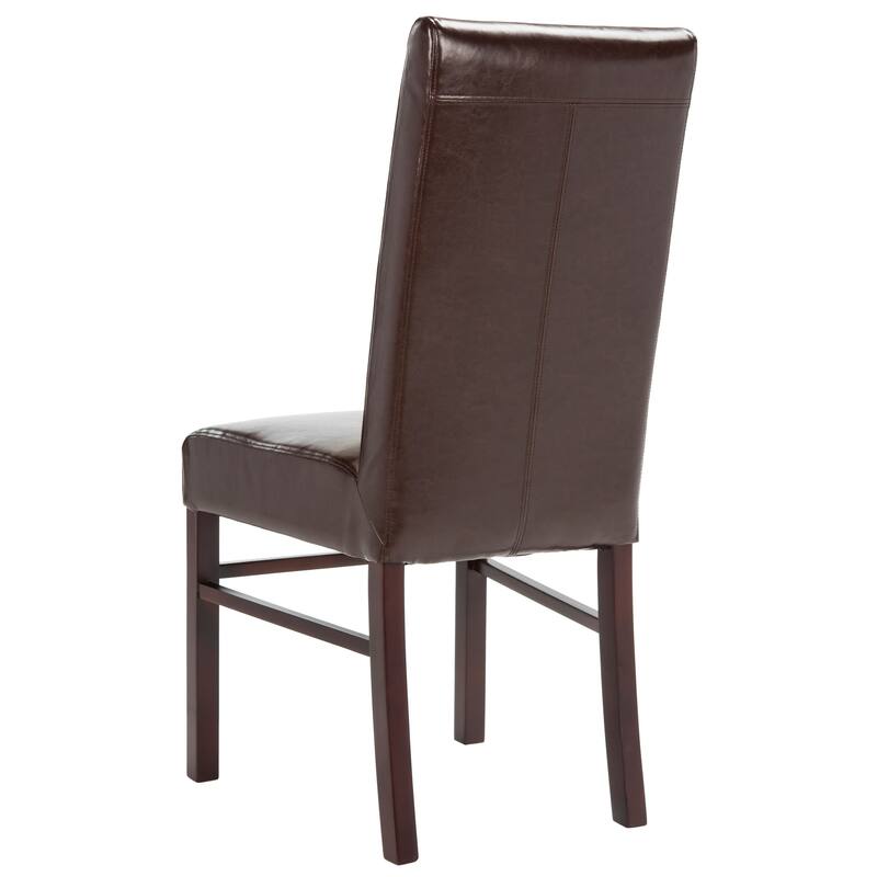 SAFAVIEH Kandi Parsons Stripe Linen Dining Chairs (Pack Of 2) - 18.5" x 23.8" x 39.4" - 19"W x 24"D x 39"H