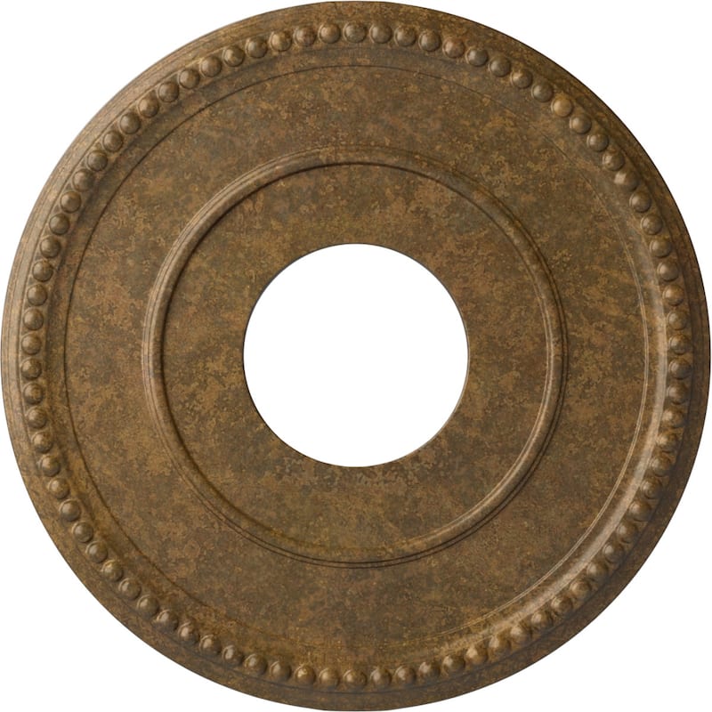 12 1/2"OD x 3 7/8"ID x 3/4"P Bradford Ceiling Medallion