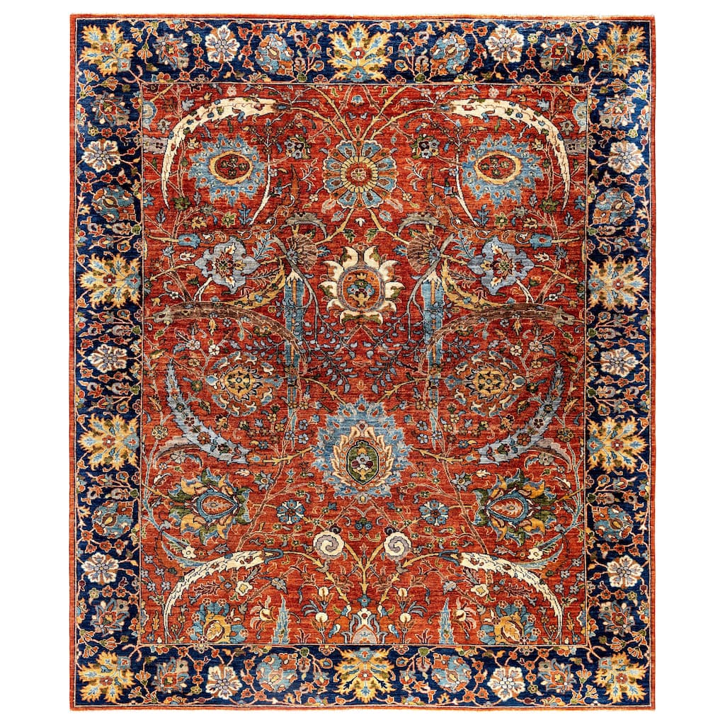 Serapi One-of-a-Kind Hand-Knotted Area Rug - Orange - 8' 3" x 9' 10"