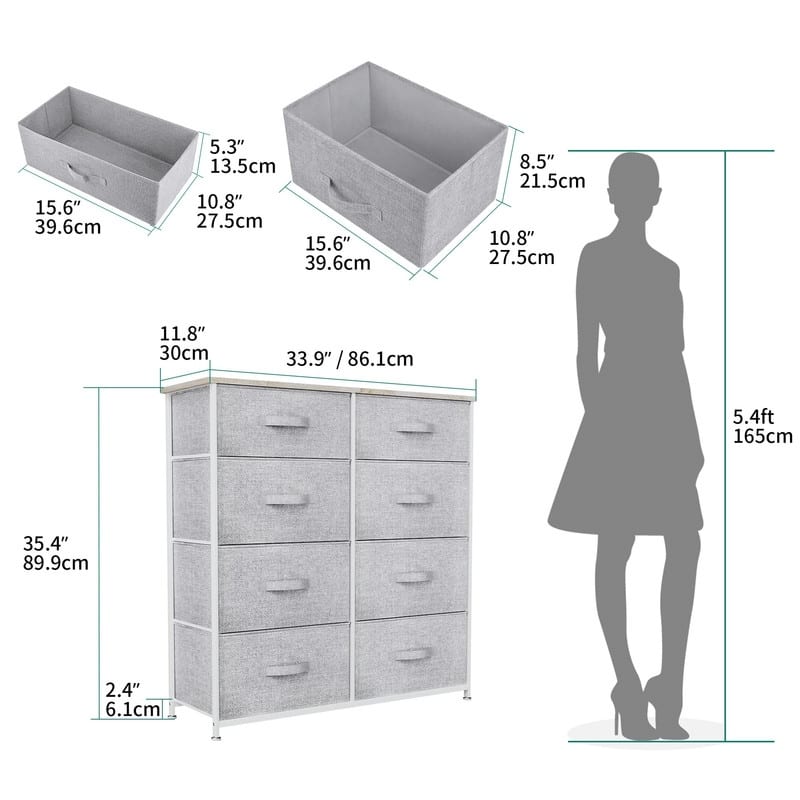 Fabric Dresser Large Capacity