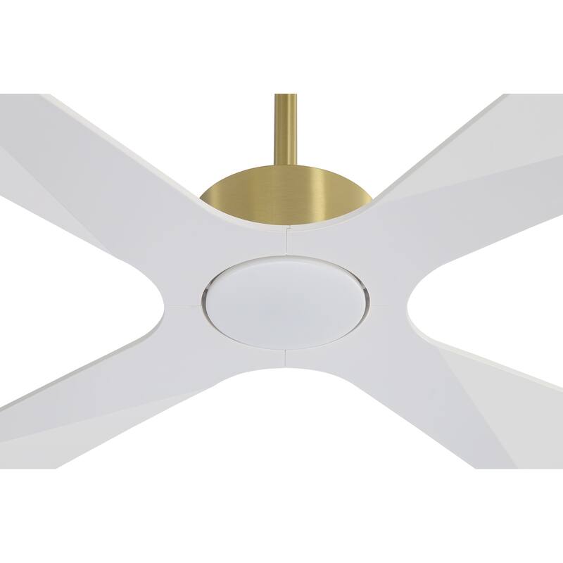 MLiAN 54 In. 4 -ABS Blades Wet Rated Outdoor Ceiling Fan with Remote