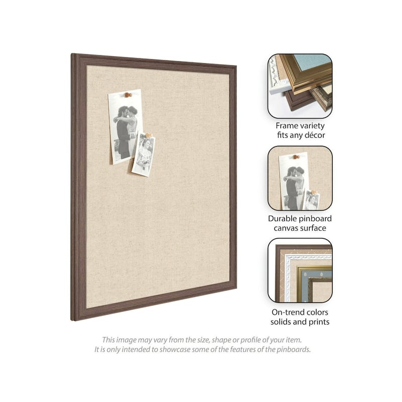 Kate and Laurel Pinboard Neutral Linen