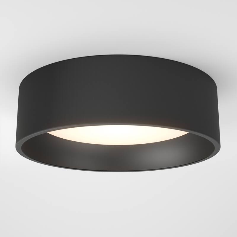 Artika Alton LED Integrated Flushmount 3CCT, Black