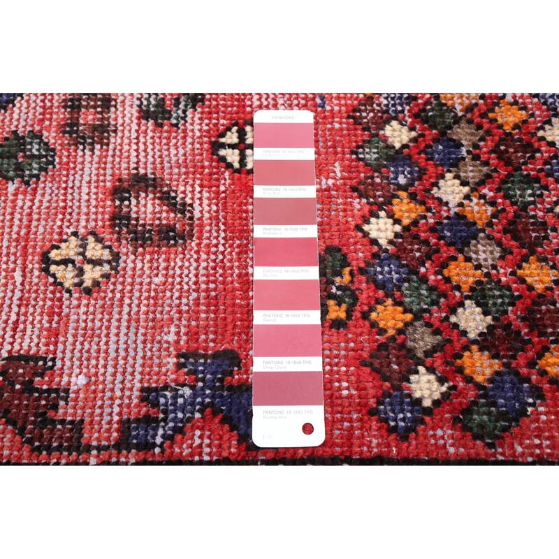 ECARPETGALLERY Hand-knotted Andelz Red Wool Rug - 4'9 x 9'8