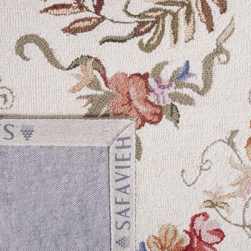 SAFAVIEH Handmade Chelsea Asmaa French Country Rooster Wool Rug