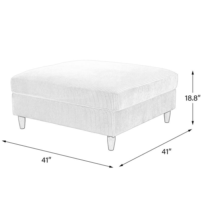 Free Combination Multi-Shaped Corduroy Sofa Modular