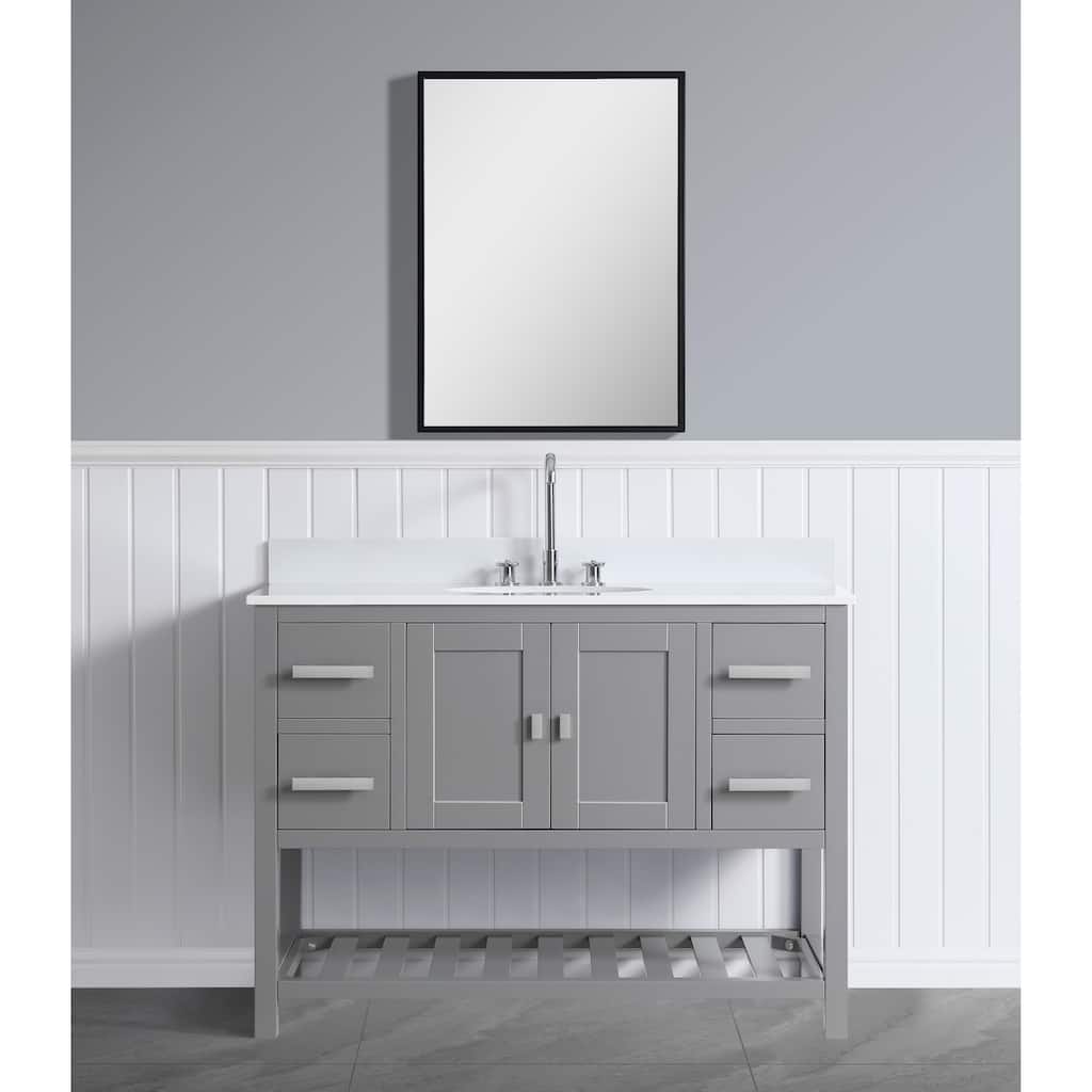 Monaco 48" Single Sink Vanity Base Only