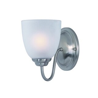 Maxim Stefan 1-light Nickel Metal Bath Vanity