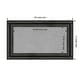 preview thumbnail 15 of 36, Amanti Art Rustic Pine Black Framed Magnetic Board Board Size 24x12