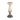 Sagebrook Home Ombre Crackled Glass Candle Holder