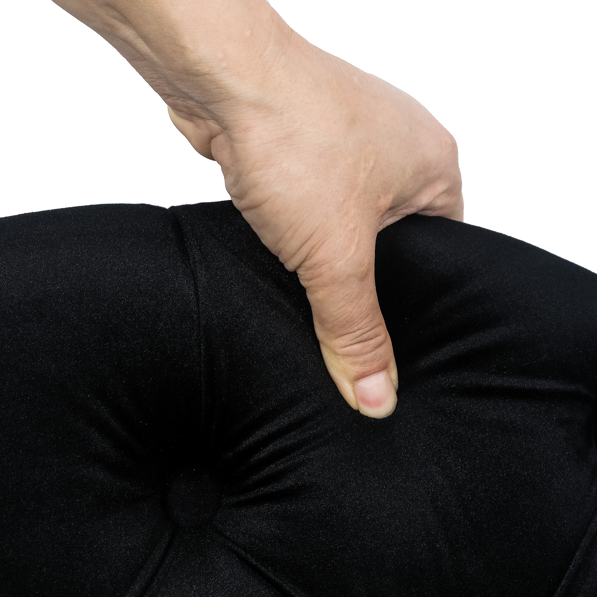 Adeco Round Velvet Storage Ottoman, Button Tufted Footrest Footstool