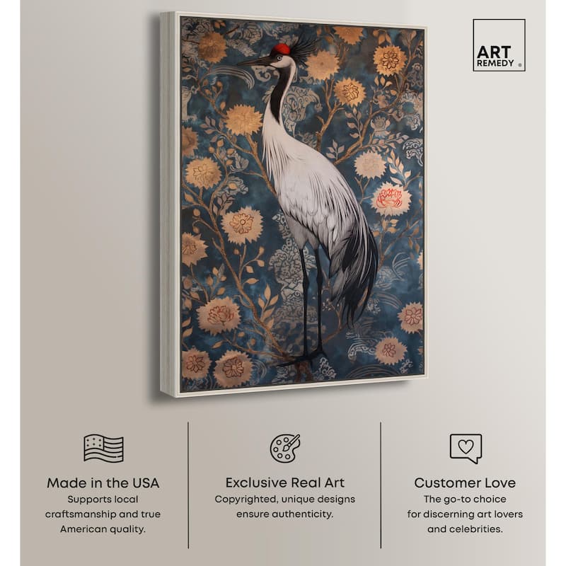 Botanical Bird II Canvas by Art Remedy