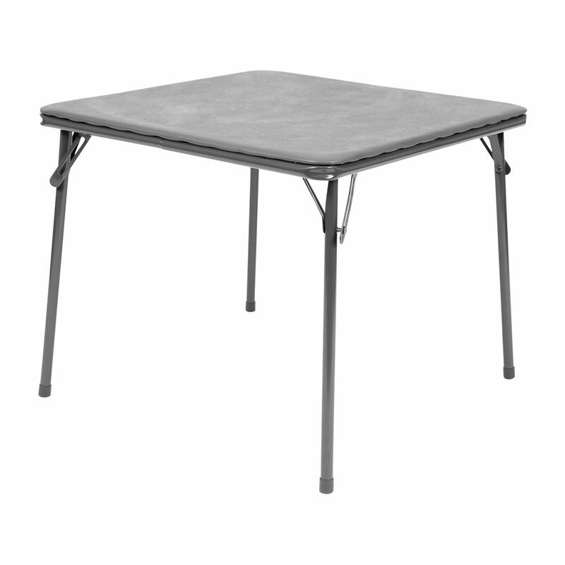 Kids 5-Piece Classroom Folding Table and Chairs Set - 2'0" x 1'8" x 2'0" Square