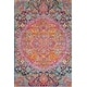preview thumbnail 10 of 11, Livabliss Roanoke Pink & Purple Medallion Runner Rug - 2' 7" x 7' 3"