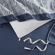 preview thumbnail 37 of 58, Madison Park Signature Essence Oversized Cotton Clipped Jacquard Comforter Set with Euro Shams and Throw Pillows
