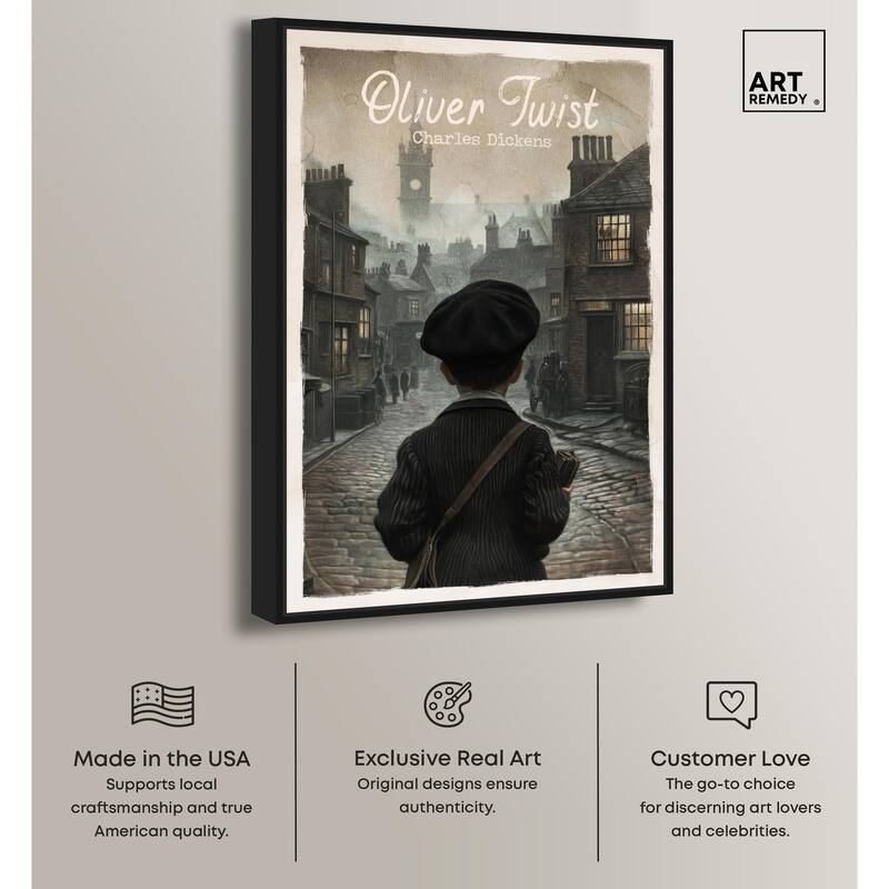 Oliver Twist Classic Canvas by Art Remedy