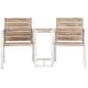 preview thumbnail 2 of 3, SAFAVIEH Outdoor Jovanna White and Oak Bench - 61.8" x 27.6" x 33.5"