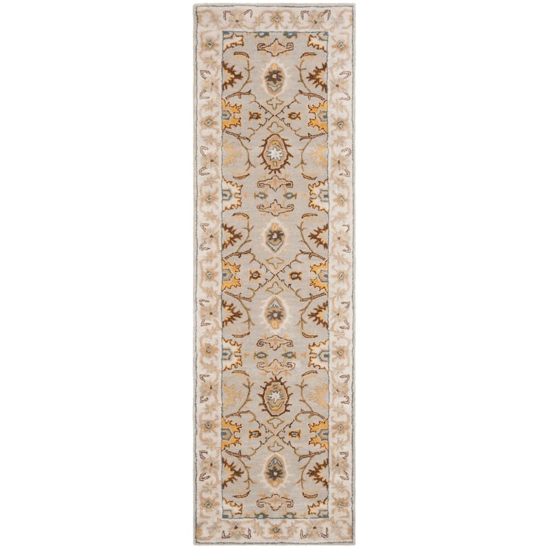 SAFAVIEH Handmade Heritage Dot Daisy Traditional Oriental Wool Rug