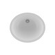 preview thumbnail 1 of 4, Lexicon Platinum V210 Quartz Composite Oval Vanity Sink - Galaxy White