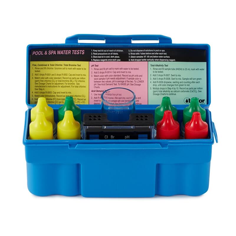 Taylor K-1004 Pool Test Kit and 9265 Magnetic Stirrer Speedstir Start-Up Pack - 0.9