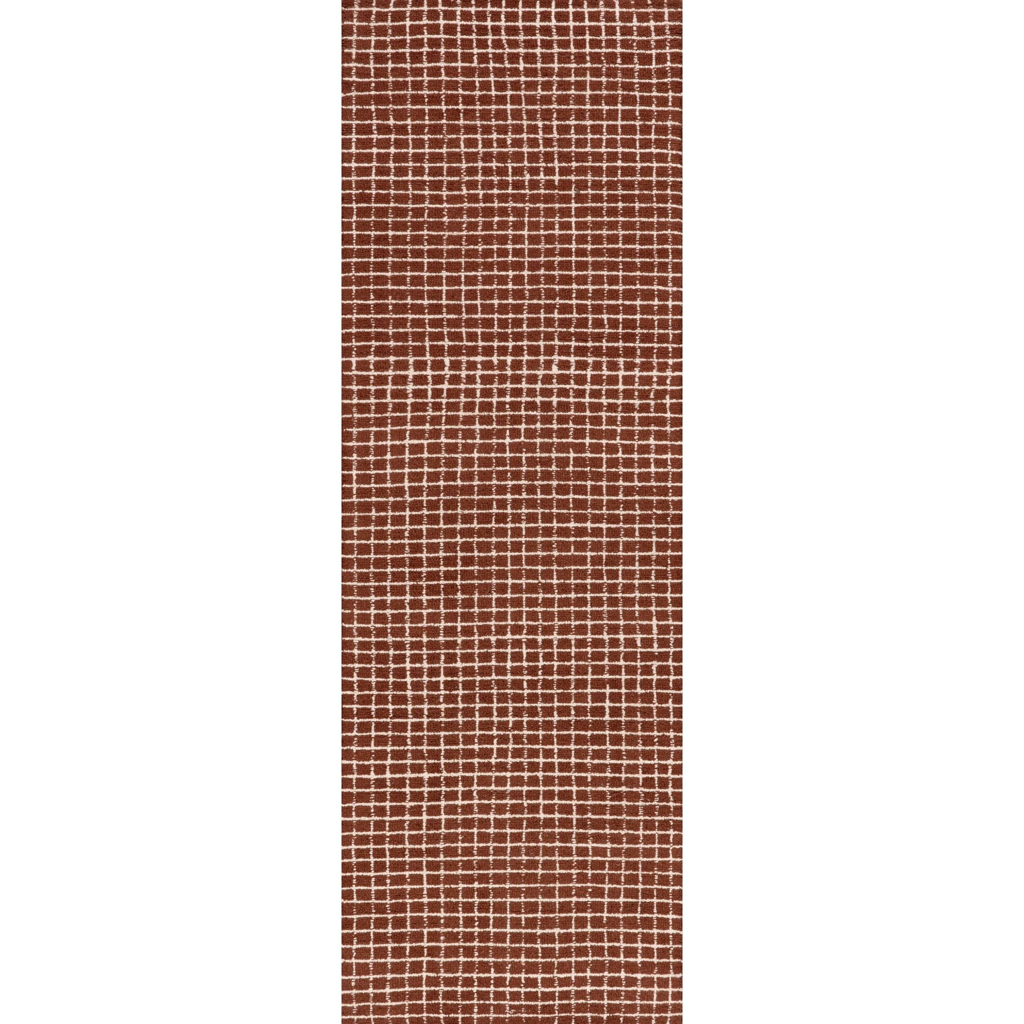 Nuloom Melrose Checked Wool Area Rug.
