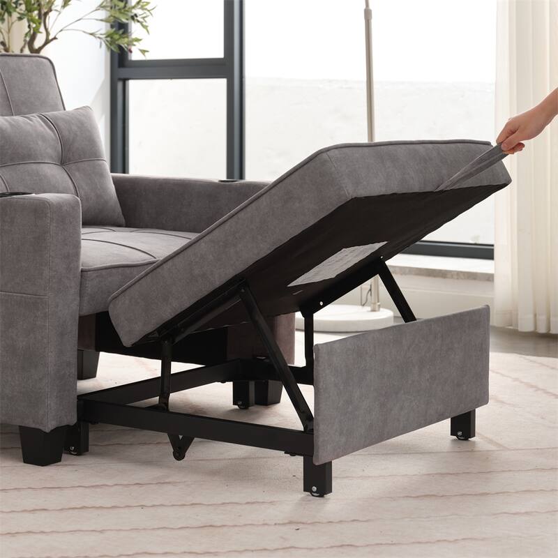 Chair Bed Convertible Chair 3-in-1 Pull Out Sleeper Chair Beds