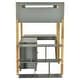 preview thumbnail 30 of 32, Twin Size Loft Bed with Built-in Storage Cabinet, Cubes & Foldable Desk, Solid Wood Loft Bed Frame for Kids Teens Adults