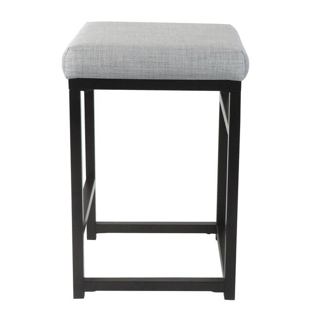 HomePop Open Back Metal 24" Counter Stool - 24 inches - 24 inches