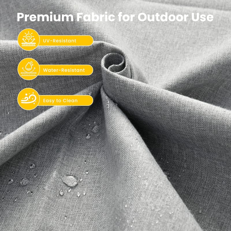 HOOOWOOO 7-piece Rattan Patio Furniture Sectional Set