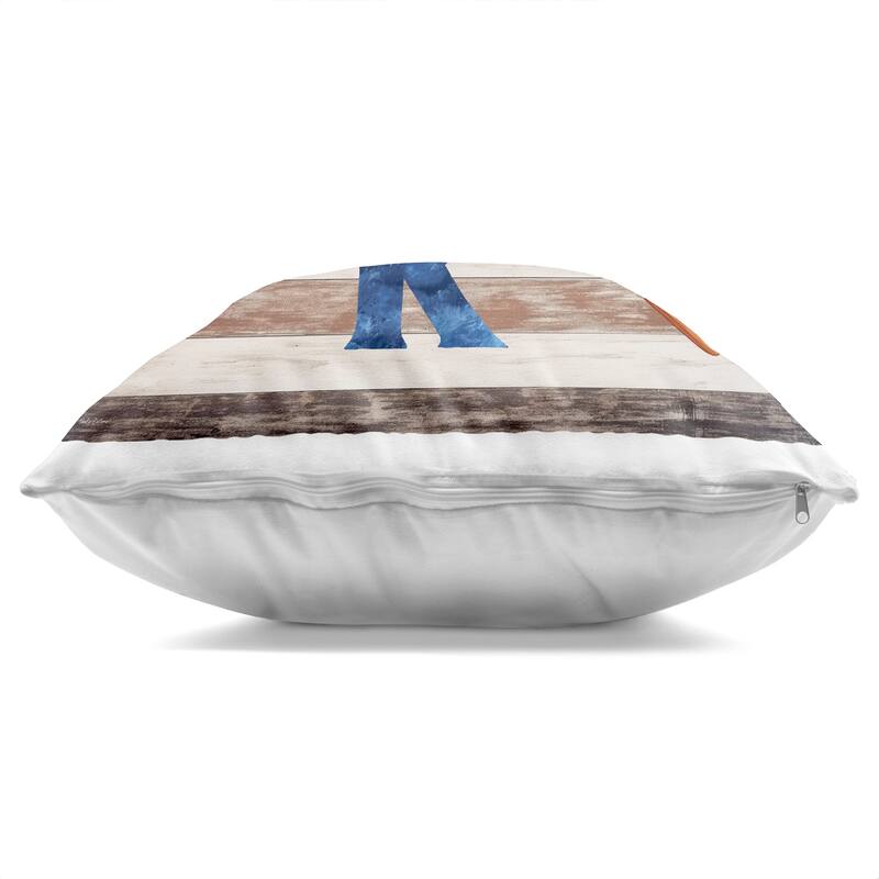 Stupell Rustic Lake Boat Oars Decorative Printed Throw Pillow Design by Nicole DeCamp