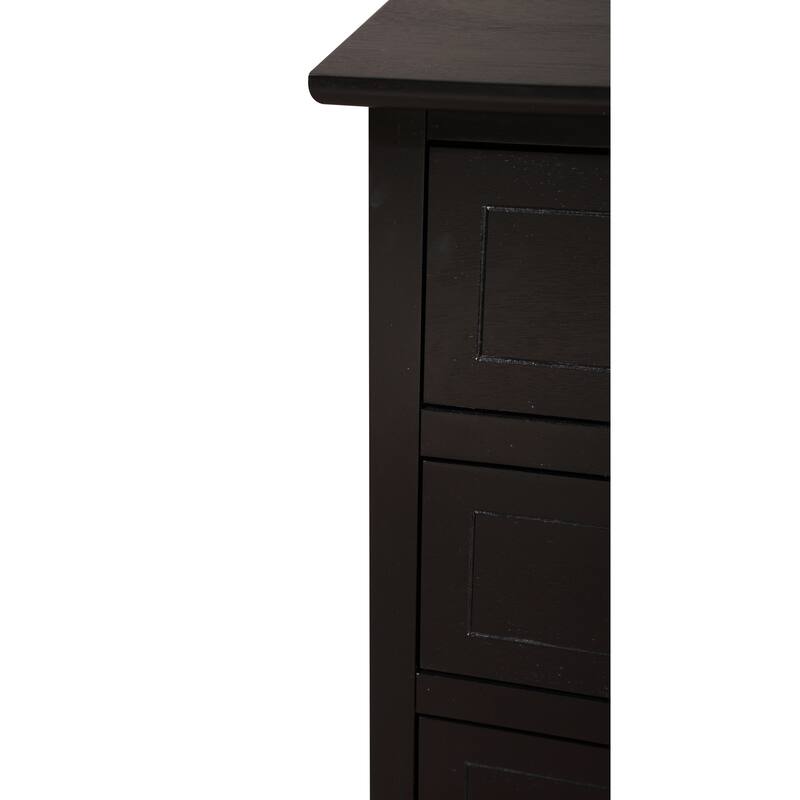 Glory Furniture Contemporary Wooden Nightstand with Drawers