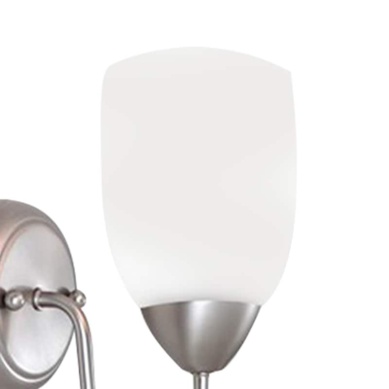 Murielle 1-Light Dimmable Brushed Nickel Bath Sconce - Brushed Nickel - Brushed Nickel