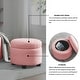 preview thumbnail 11 of 54, 360 Swivel Barrel Chair with Round Storage Chair